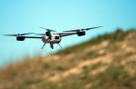 Though they are legal, it is unclear whether local police departments will use weaponised drones. File photo Getty Images