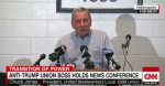 United Steelworkers Local 1999 president Chuck Jones joked Friday, "I was not offered a job as secretary of labor. That's off the table." (Screenshot: CNN)
