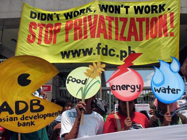 Privatization protest