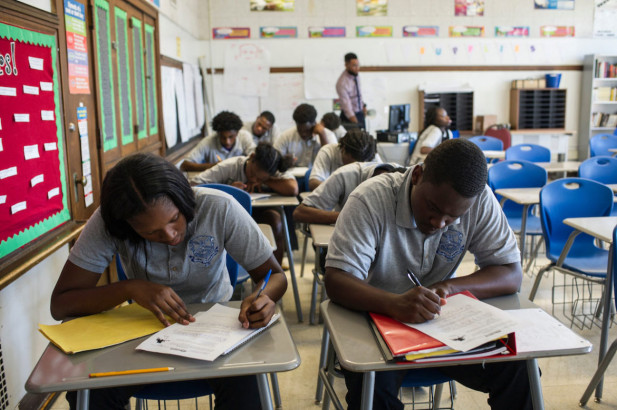 Photo by Marc Monaghan
Wendell Phillips Academy High School is a public school located in the Bronzeville neighborhood on the South Side of Chicago.