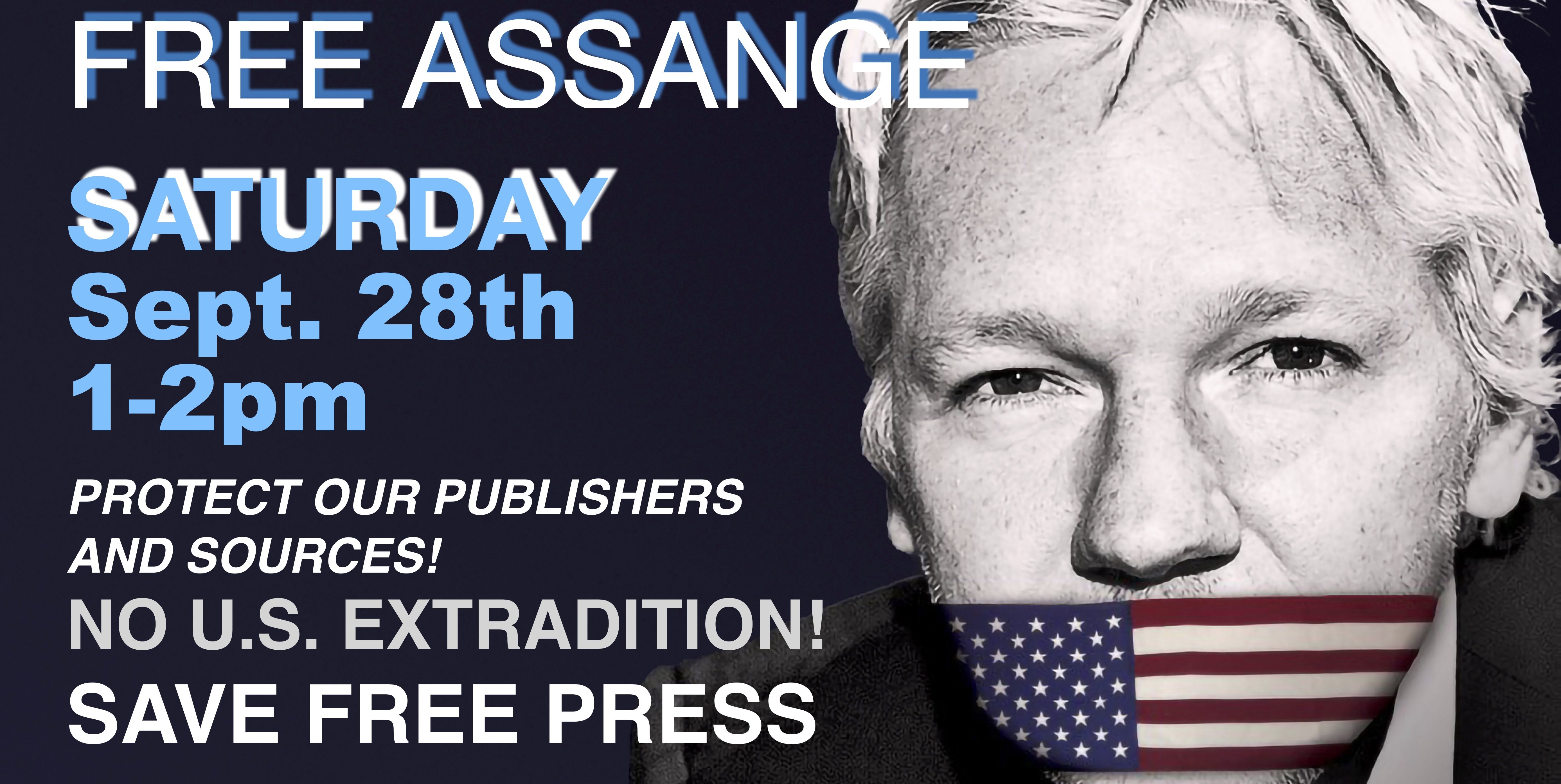 Actions Worldwide To Free Assange