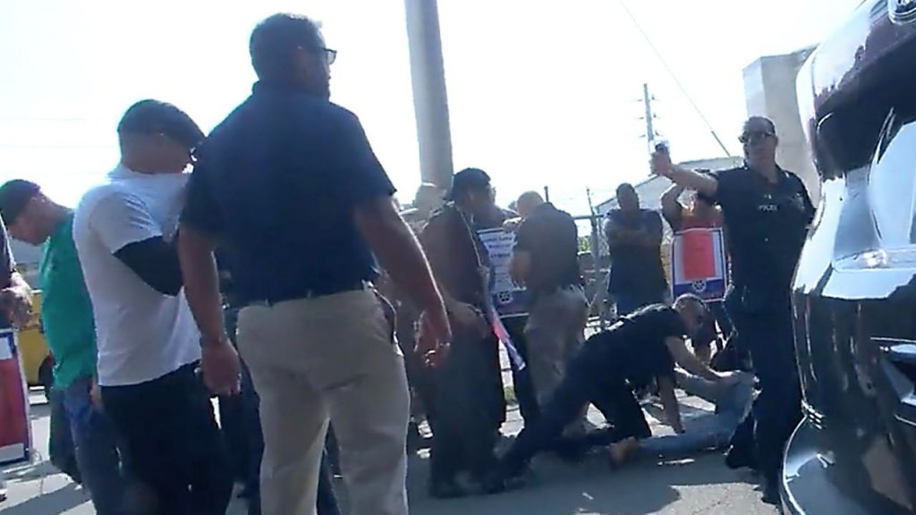 DHL Strikers Pepper Sprayed, Arrested On Picket Line In Rhode Island