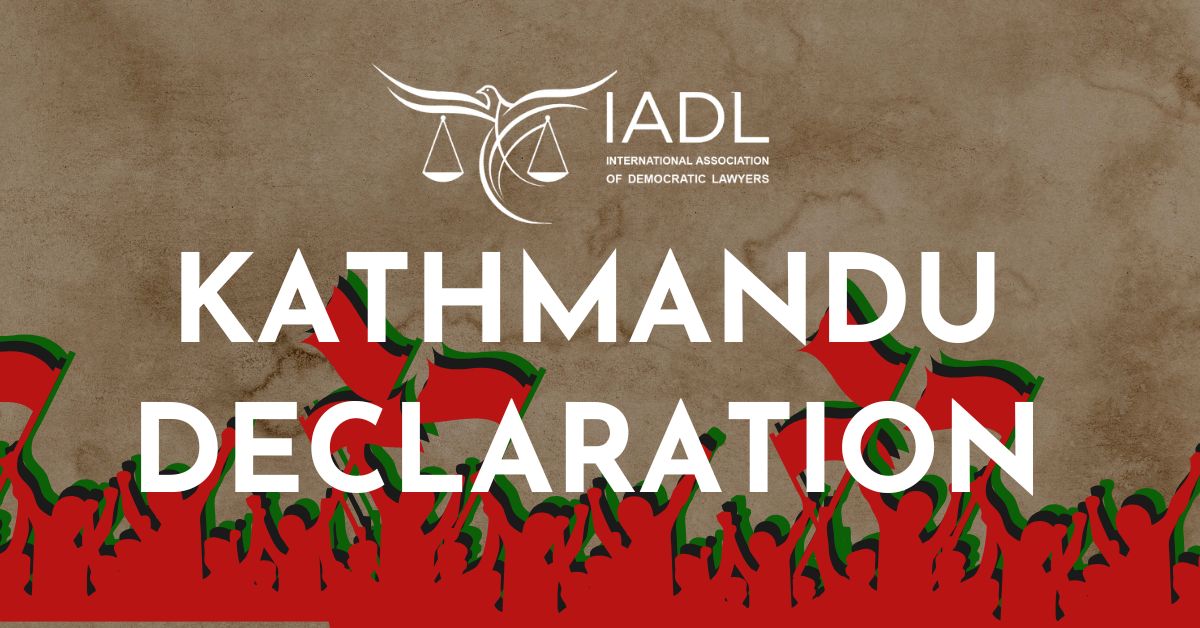 Kathmandu Declaration Of The IADL