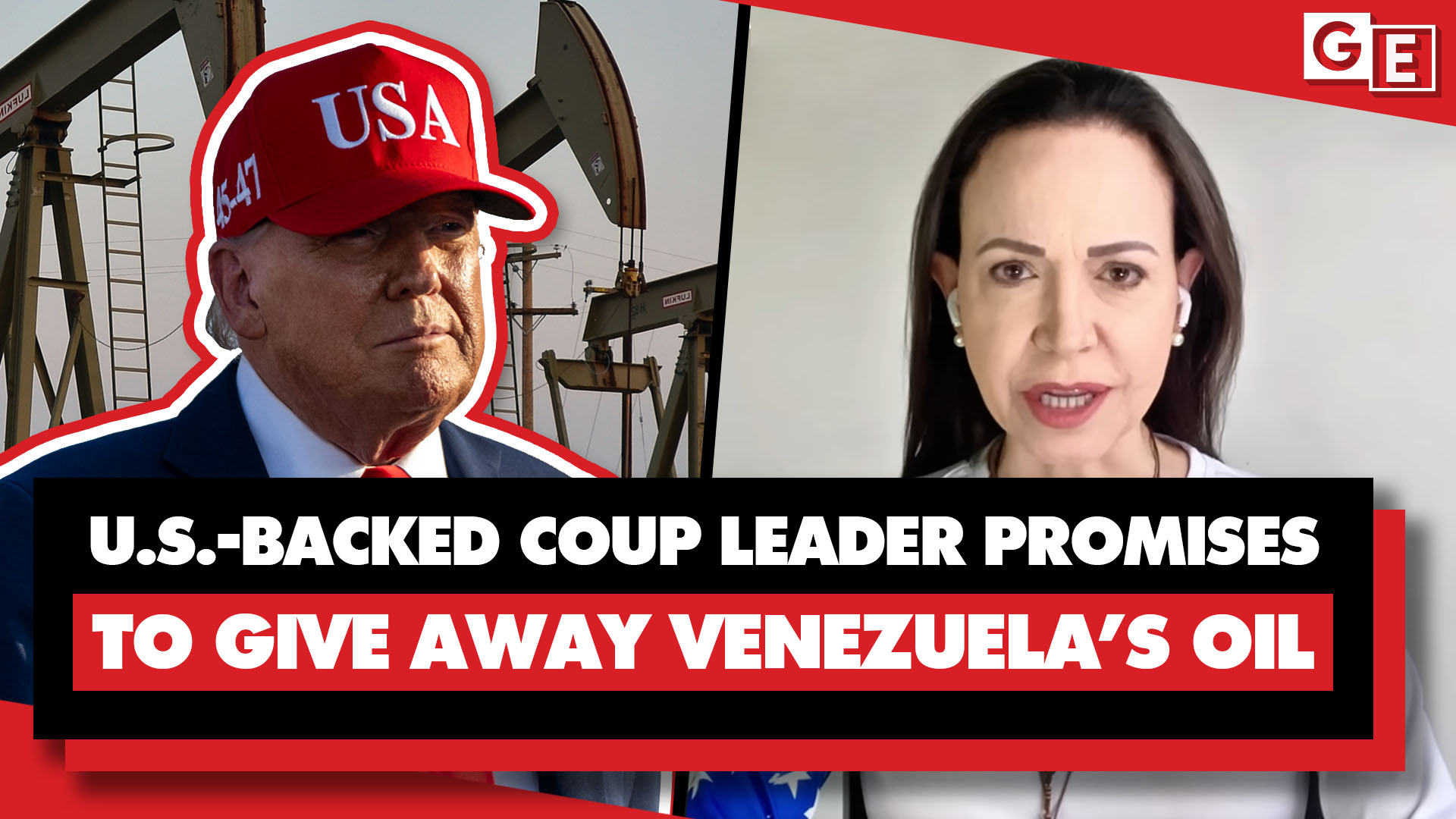 Venezuelan Coup Leader Maria Corina Machado Vows To Privatize Oil