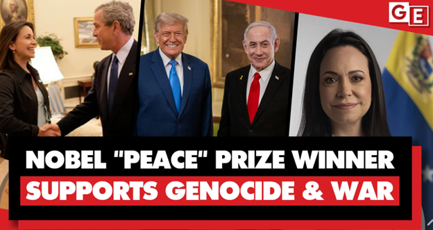 Nobel Peace Prize Winner Supports Israel’s Genocide