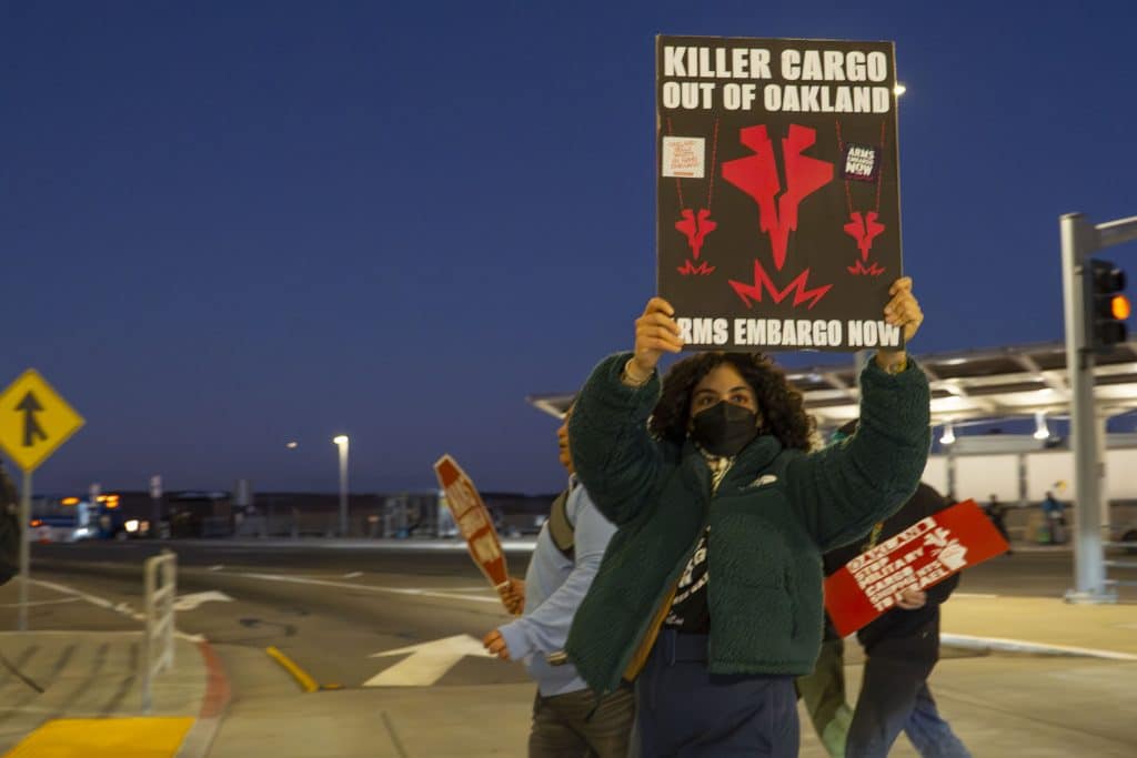 Embargo Movement Exposes Oakland Airport’s Role In Weapons Shipments To Israel