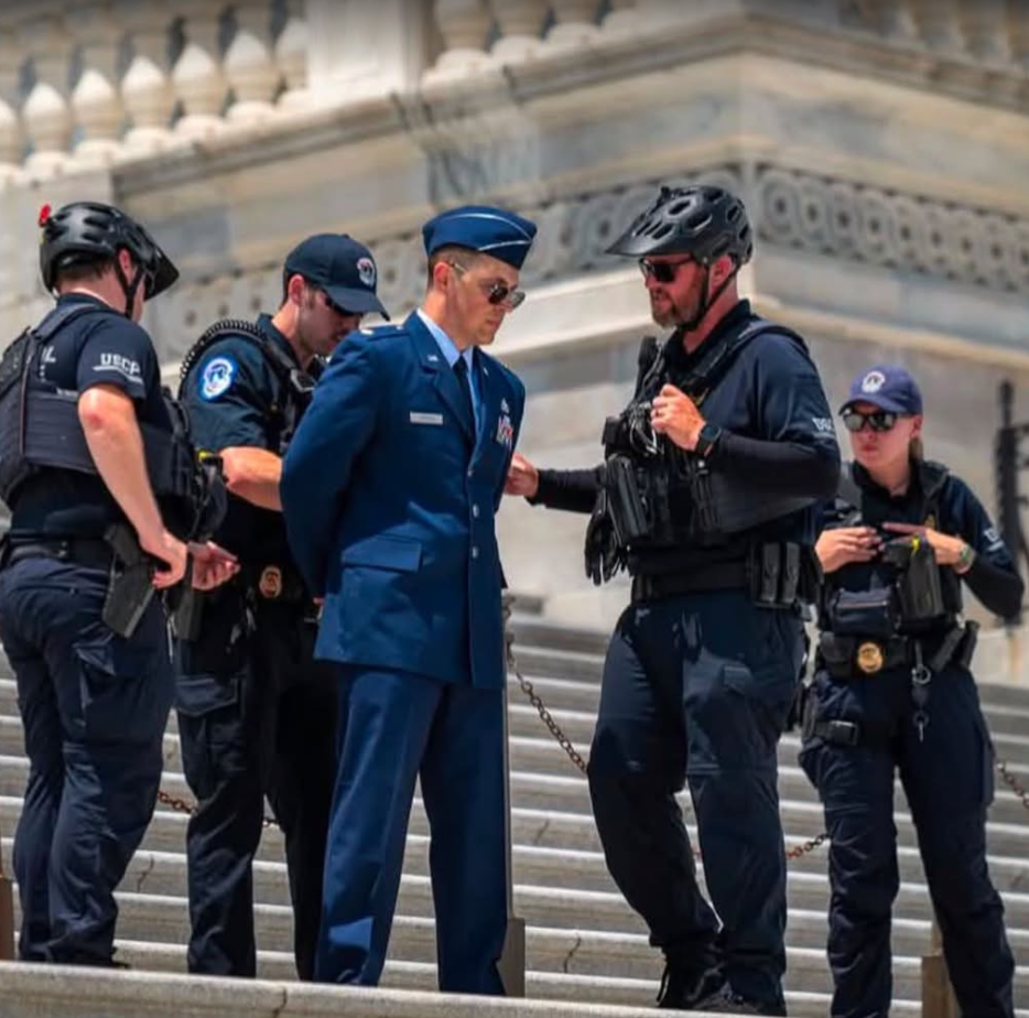 Active Duty Air Force Major Calls For President Trump's Impeachment