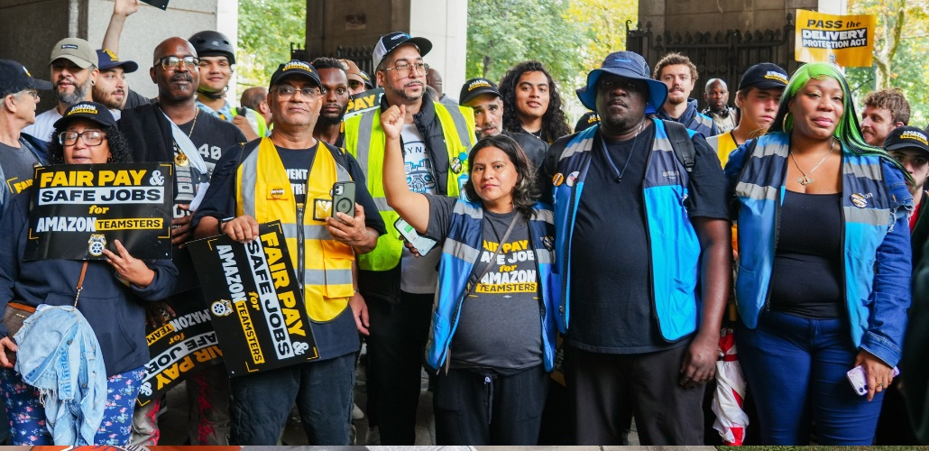 Amazon Package Drivers Rev Up Organizing To Become Direct Employees