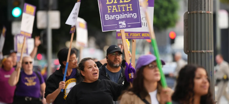 Workers Walk: Almost 100K California Employees Struck For A Day